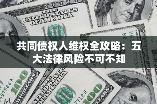 武汉共同债权人维权全攻略：五大法律风险不可不知