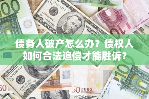武汉债务人破产怎么办？债权人如何合法追偿才能胜诉？