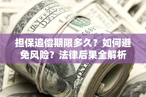 武汉担保追偿期限多久？如何避免风险？法律后果全解析