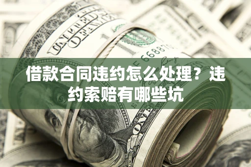 武汉借款合同违约怎么处理？违约索赔有哪些坑