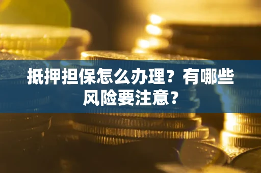 武汉抵押担保怎么办理？有哪些风险要注意？