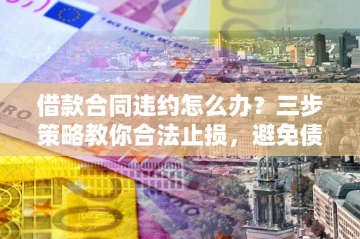 武汉借款合同违约怎么办？三步策略教你合法止损，避免债务危机升级