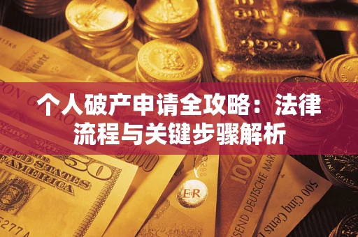 武汉个人破产申请全攻略：法律流程与关键步骤解析